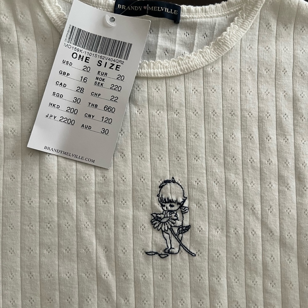 Super cute and soft T-shirt from Brandy Melville never worn brand new.